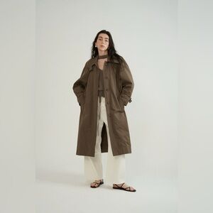 Juadvent chocolate trench coat